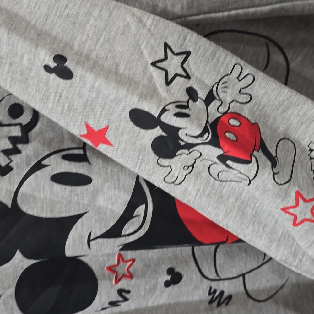 Disney Mickey Mouse Sweatshirt Gray Medium NWOT - Picture 4 of 9